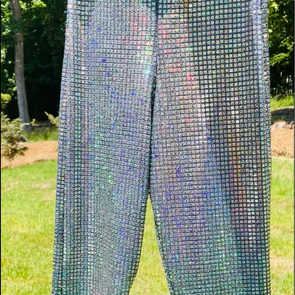 NWT Beautiful Holographic TopShop Pants